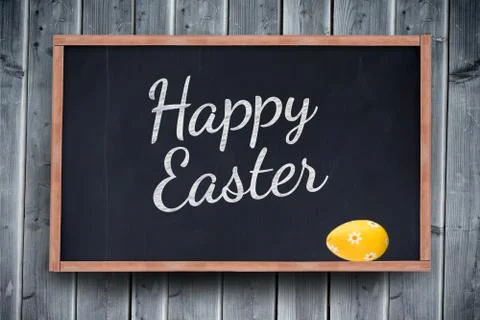 Composite image of easter egg Illustrazione stock