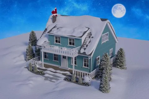 Composite image of father christmas doing some yoga Ilustración de archivo