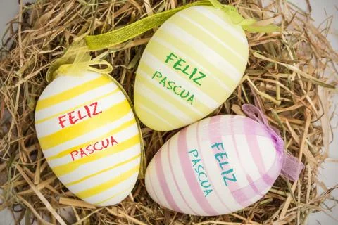 Composite image of feliz pasqua Stock Illustration