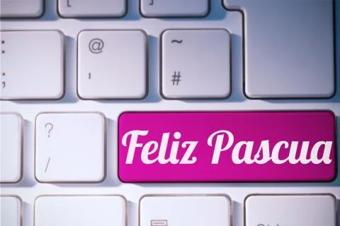 Composite image of feliz pasqua Stock Illustration