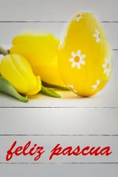Composite image of feliz pasqua Stock Illustration