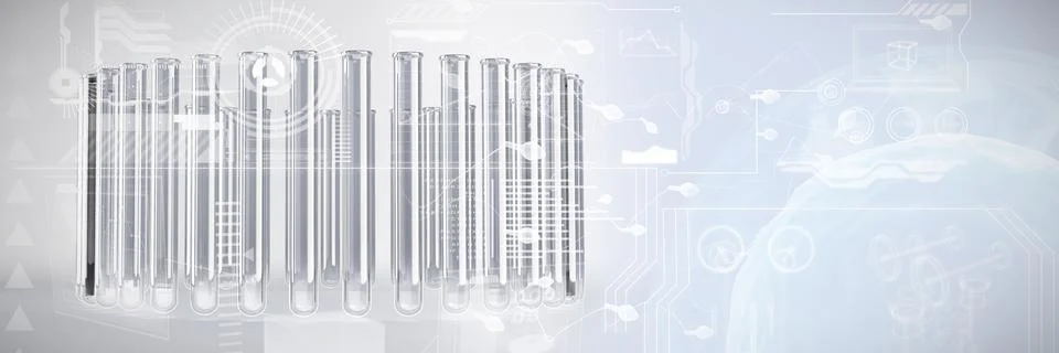 Composite image of fertilization of ovum Stock Illustration