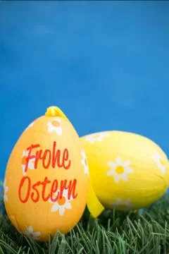 Composite image of frohe ostern Stock Illustration