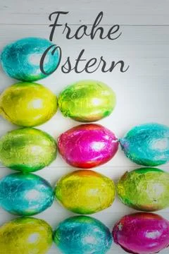 Composite image of frohe ostern Stock Illustration