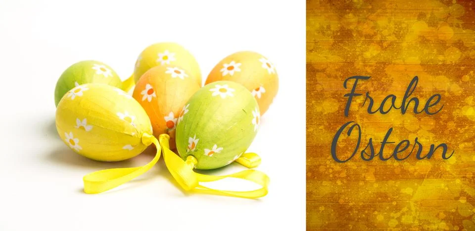 Composite image of frohe ostern Stock Illustration
