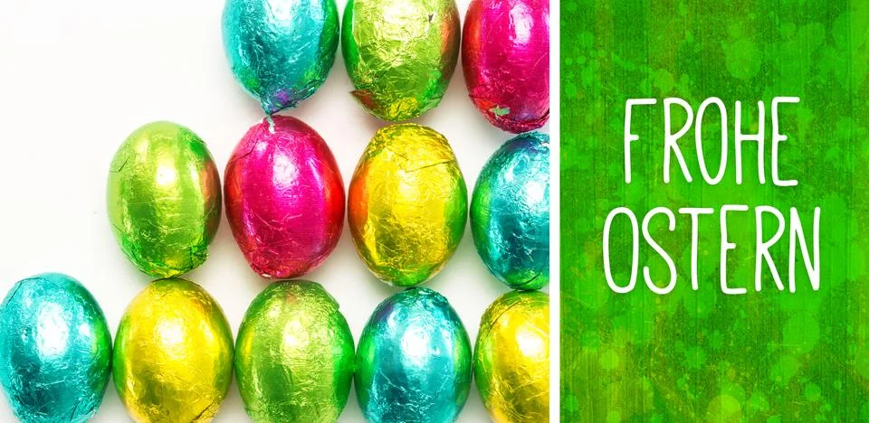 Composite image of frohe ostern Stock Illustration