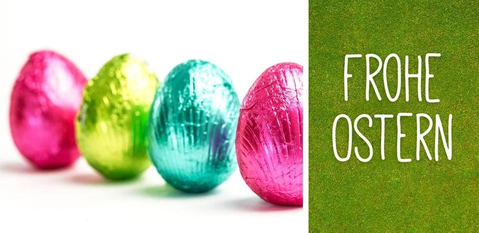 Composite image of frohe ostern Stock Illustration