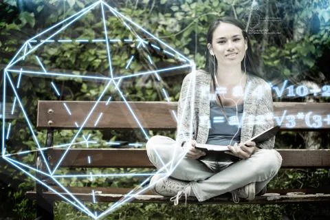 Composite image of geometry problem Stock Photos