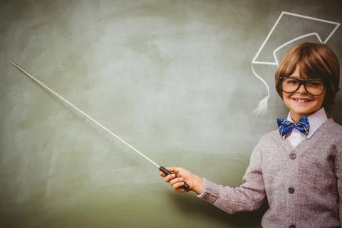 Composite image of graduation hat vector Stock Photos