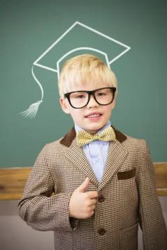 Composite image of graduation hat vector Stock Photos