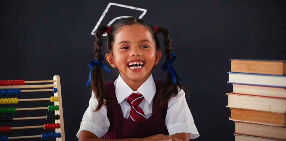 Composite image of graduation hat vector Stock Photos