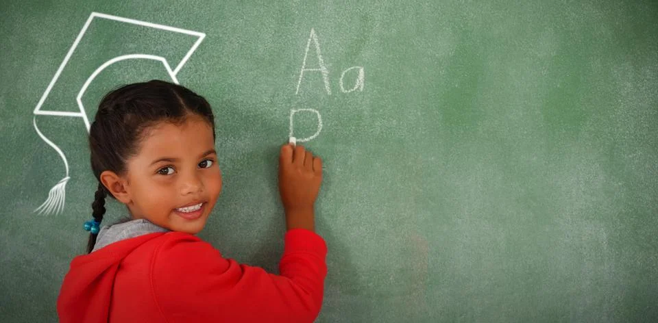 Composite image of graduation hat vector Stock Photos