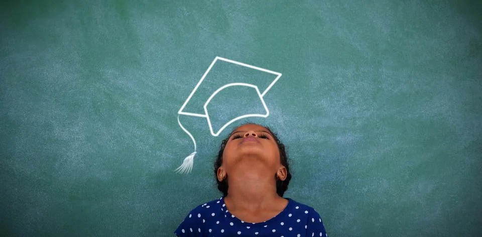 Composite image of graduation hat vector Stock Photos