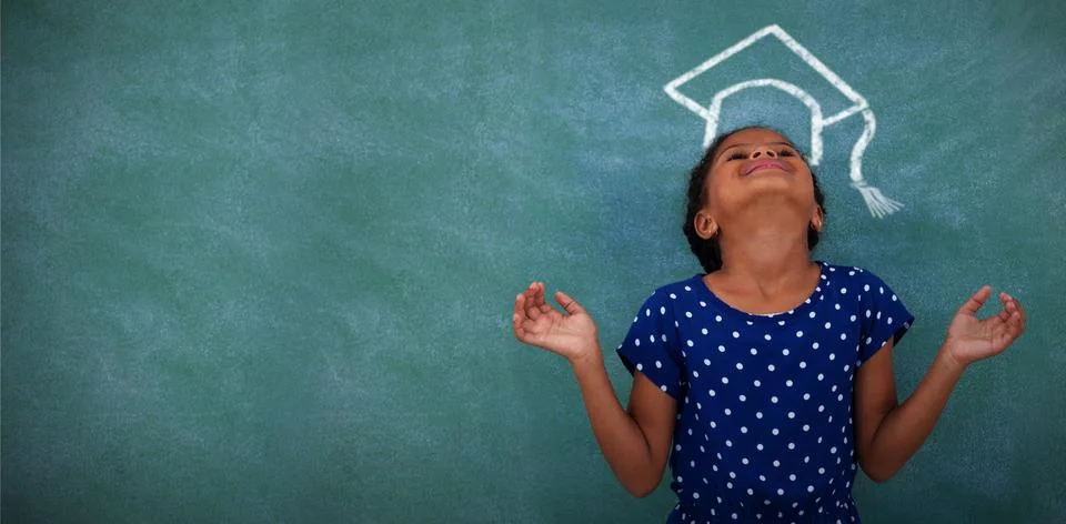 Composite image of graduation hat vector Stock Photos