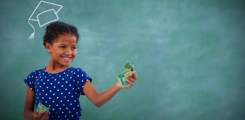 Composite image of graduation hat vector Stock Photos