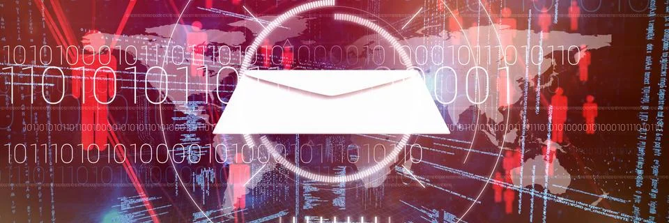 Composite image of graphic of envelope on white background イラスト素材