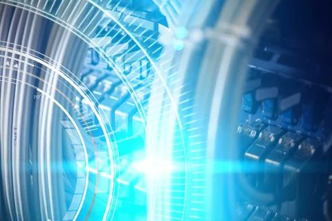 Composite image of graphic image of interface Selección de ilustraciones gratis