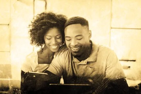 Composite image of grey background Stock Photos