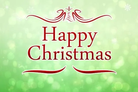 Composite image of happy christmas Illustrazione stock