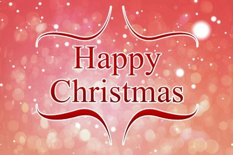 Composite image of happy christmas Illustrazione stock