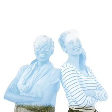Composite image of happy creative team using a tablet pc Stock Illustration