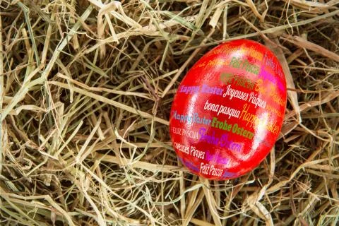 Composite image of happy easter in different languages Stock Illustration