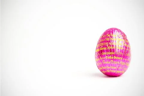 Composite image of happy easter in different languages Illustrazione stock