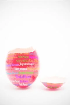 Composite image of happy easter in different languages Illustrazione stock