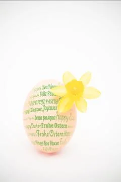 Composite image of happy easter in different languages Illustrazione stock