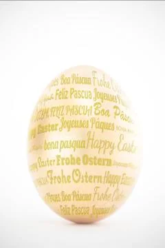 Composite image of happy easter in different languages Stock Illustration
