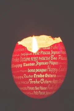 Composite image of happy easter in different languages Stock Illustration