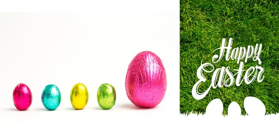 Composite image of happy easter Stock Illustration