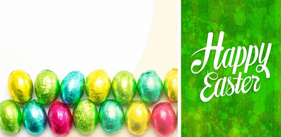 Composite image of happy easter Stock Illustration