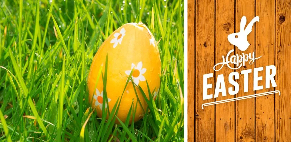 Composite image of happy easter Stock Illustration