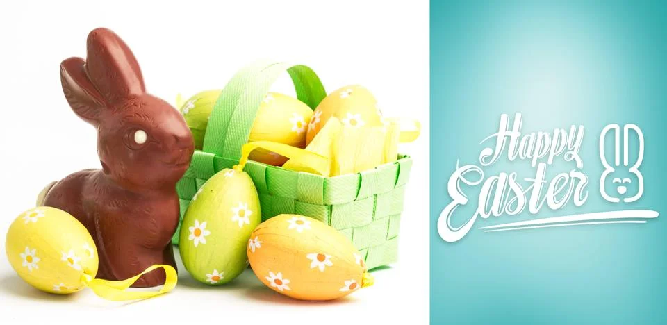 Composite image of happy easter Stock Illustration