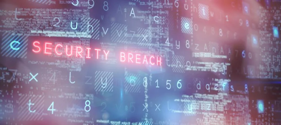 Composite image of image of data Illustrazione stock