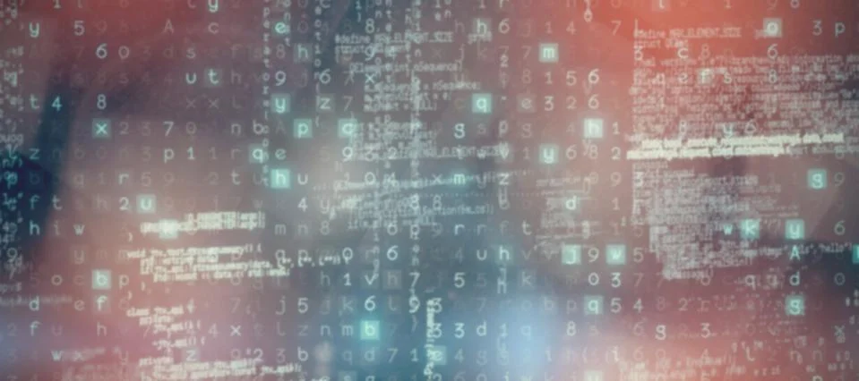 Composite image of image of data 스톡 일러스트