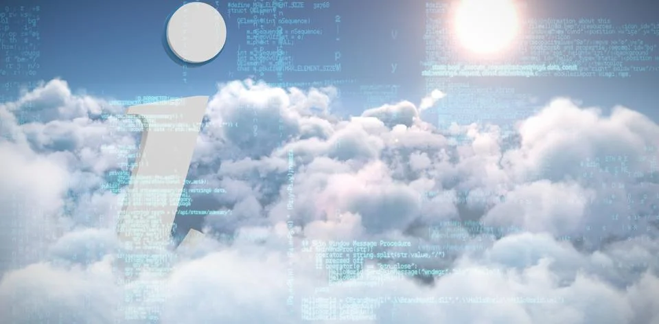 Composite image of image of data Stock Photos