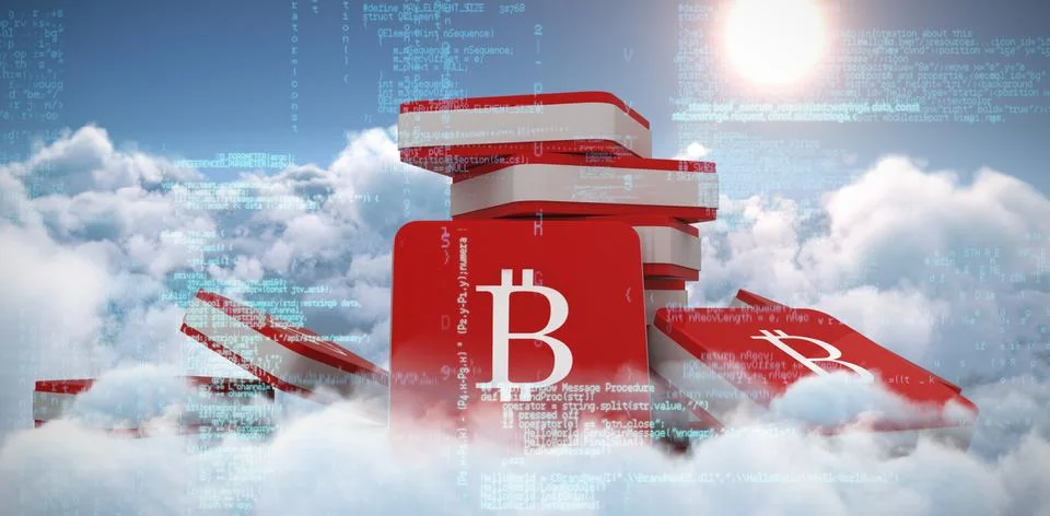 Composite image of image of data Stock Photos