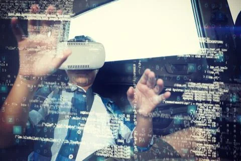 Composite image of image of data 스톡 사진