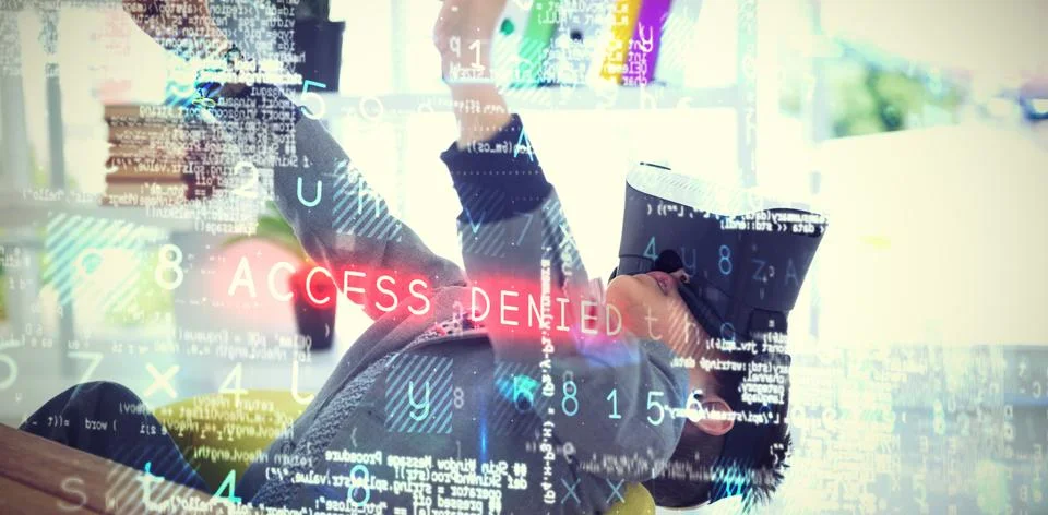 Composite image of image of data 스톡 사진