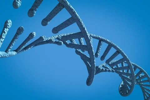 Composite image of image of dna helix Illustrazione stock