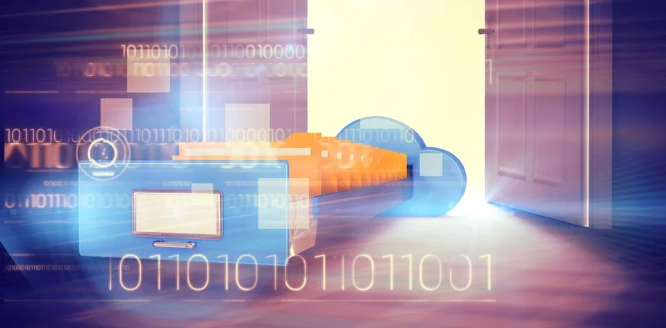 Composite image of interface Stock Illustration