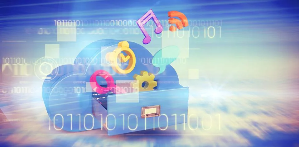 Composite image of interface Stock Illustration