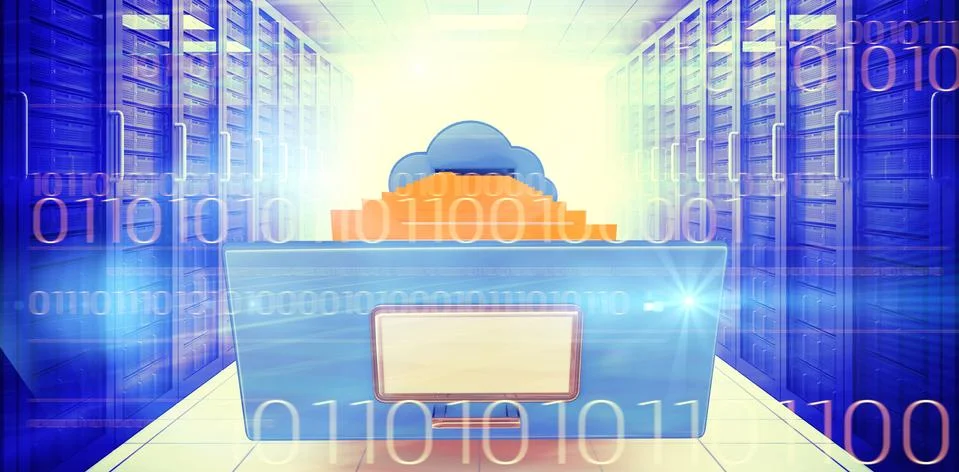 Composite image of interface Stockillustratie