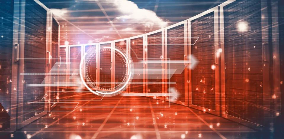 Composite image of interface Stockillustratie