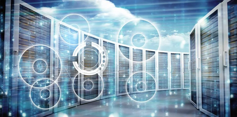 Composite image of interface Illustrazione stock