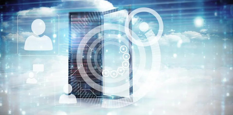 Composite image of interface Illustrazione stock