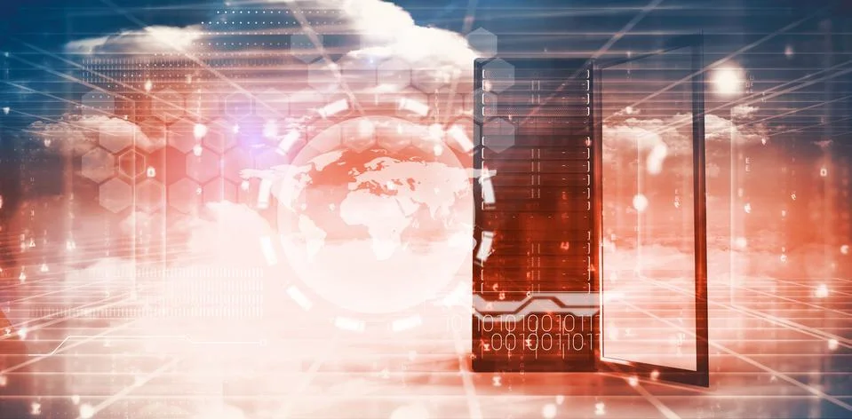 Composite image of interface Illustrazione stock