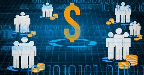 Composite image of interface Stock Illustration